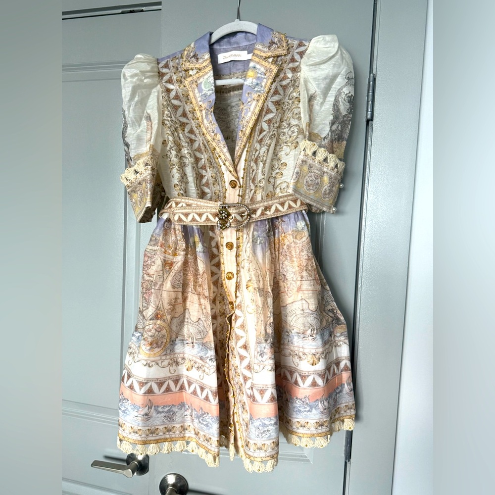 Zimmerman Dawn Belted Dress